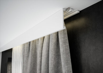 Listwa karniszowa 100x40mm Cezar Biały Mat 2,44m