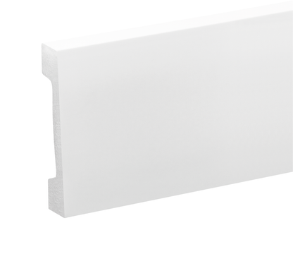 Listwa przypodłogowa LPC-28 79x16mm Cezar Biały Mat 2,44m