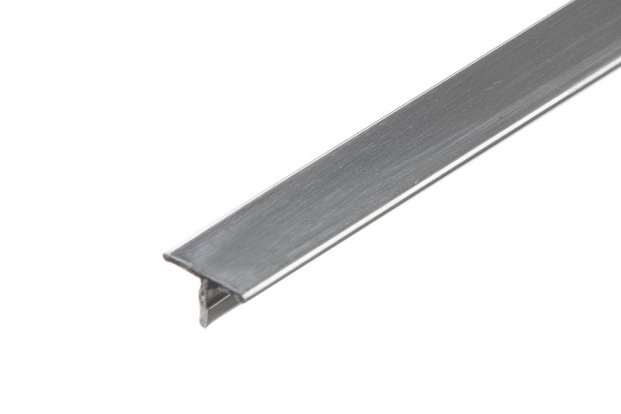 Profile fugowe ze stali nierdzewnej T 14mm gr. 0,5mm Cezar Naturalny Połysk 2,50m