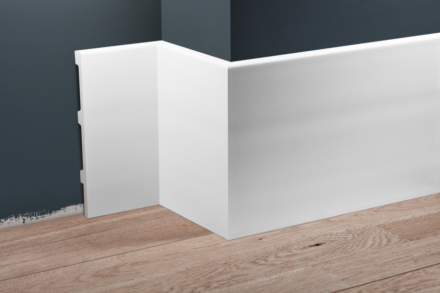 Listwa przypodłogowa LPC-39 195x17mm Cezar Biały Mat 2,44m