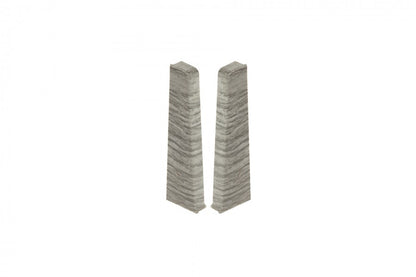 Zaślepki do listwy przypodłogowej Hi Line 23,4x75mm 1kpl=2szt(L+P) Cezar Sosna Ciemna Agas Mat