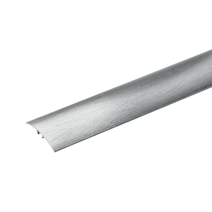 Aluminum threshold profile 37mm 5in1 Cezar Silver El-Poler Brushed Gloss 1.86m