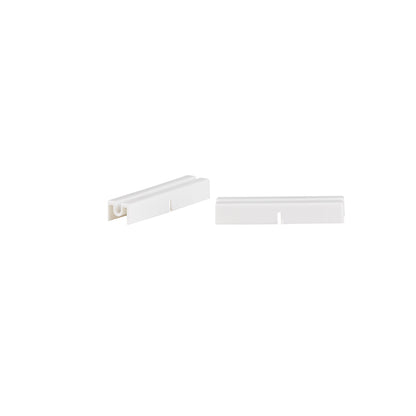PVC connector for SMART rail 105x110mm Cezar White