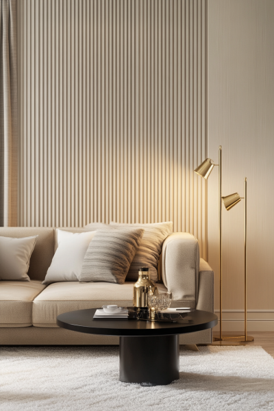 Стеновые панели LAVENO 300x20 мм, цвет Cezar, белый матовый, 2,70 м