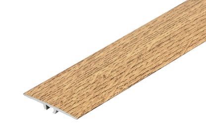 Profil progowy aluminiowy płaski 35mm 5w1 Cezar Dąb Naturalny Mat 0,93m