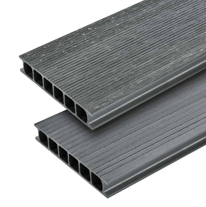 Deska ogrodowa PVC 180x30mm Cezar Szary Bazaltowy RAL7012 2,20m