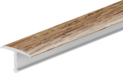 Smooth aluminum joint profile 14mm Cezar Natural Oak Matte 2.50m
