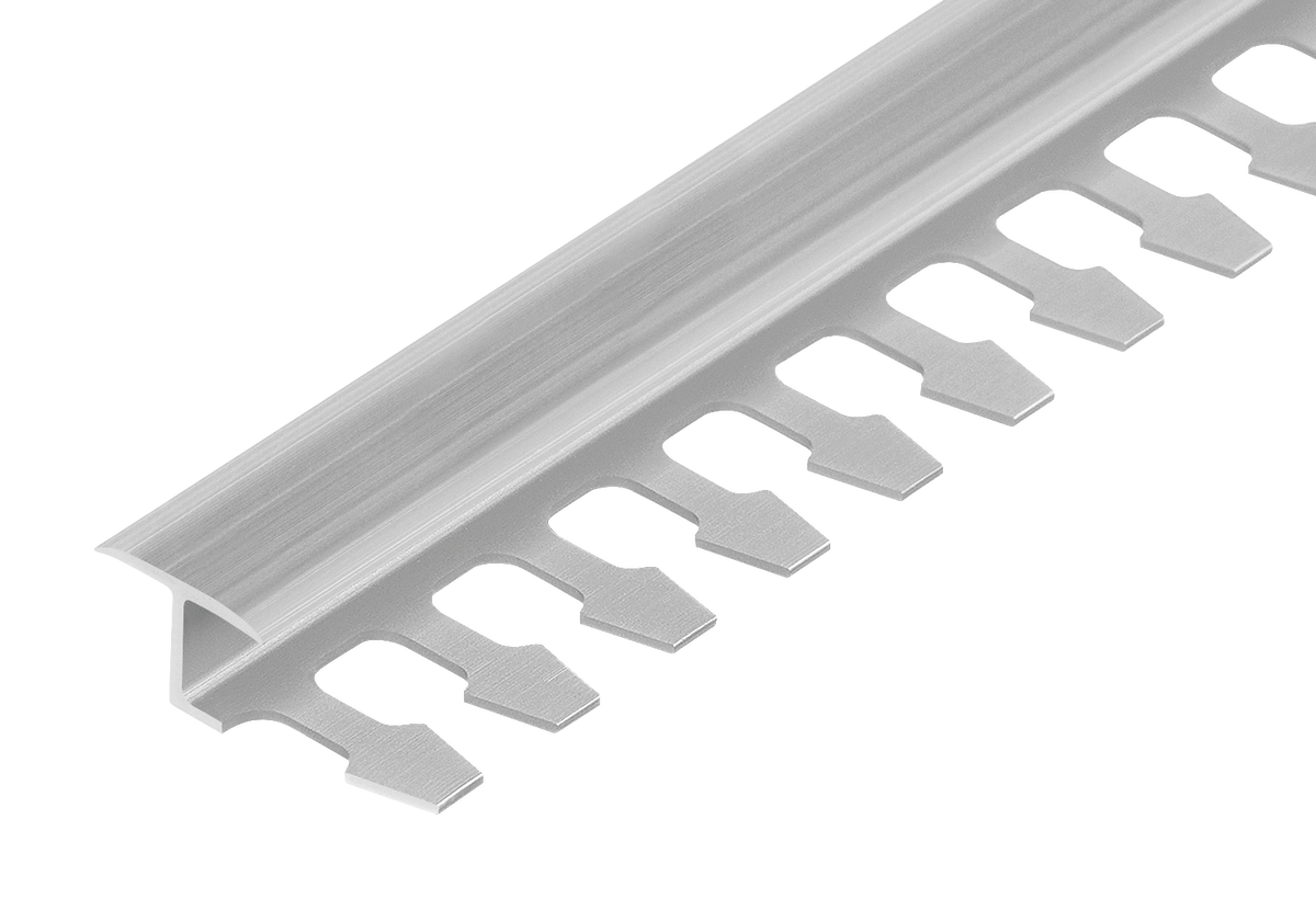 Profil do glazury aluminiowy dylatacyjny 14x8mm do łuków Cezar Naturalny 2,50m
