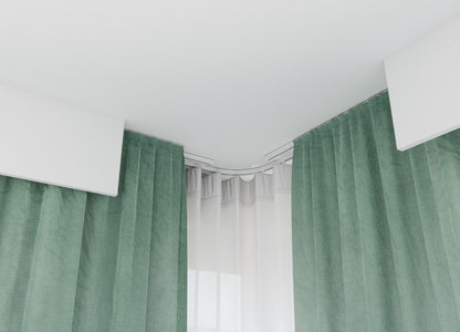 Universal PVC bend 90 degrees PRIMELINE1 inside/outside 1 set = 2 pcs Cezar White