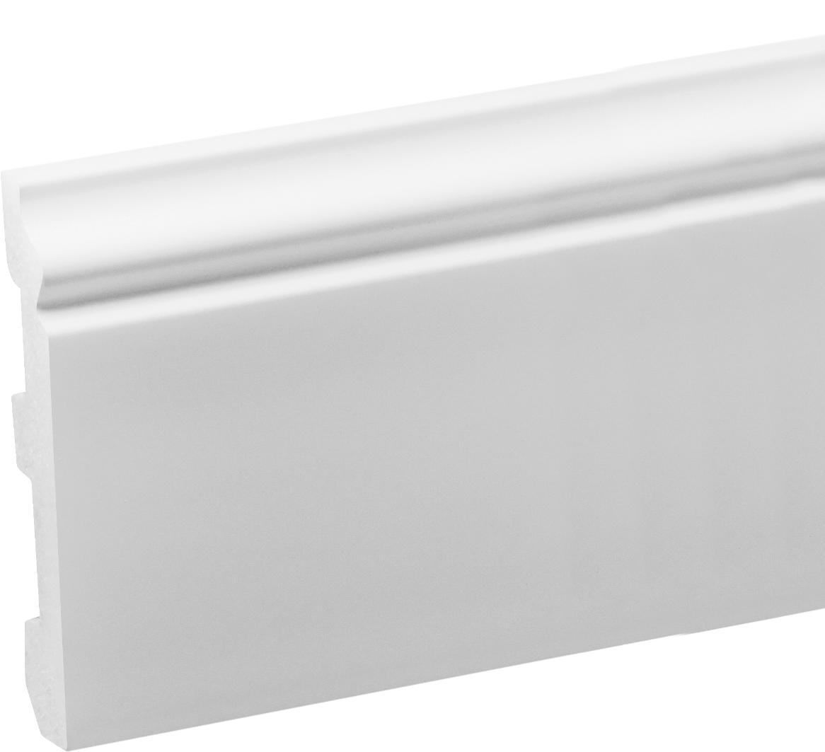 Listwa przypodłogowa LPC-07 79x12,9mm Cezar Biały Mat 2,44m