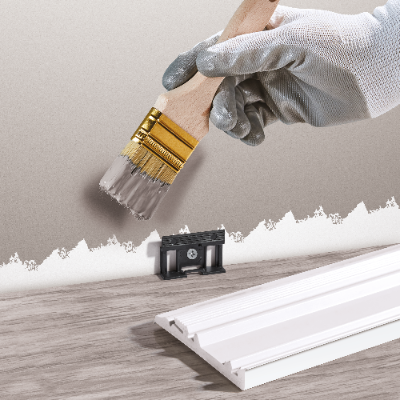 Łącznik do listwy przypodłogowej MASTERLINE 13x80mm 1kpl=2szt Cezar Light Coffee Mat