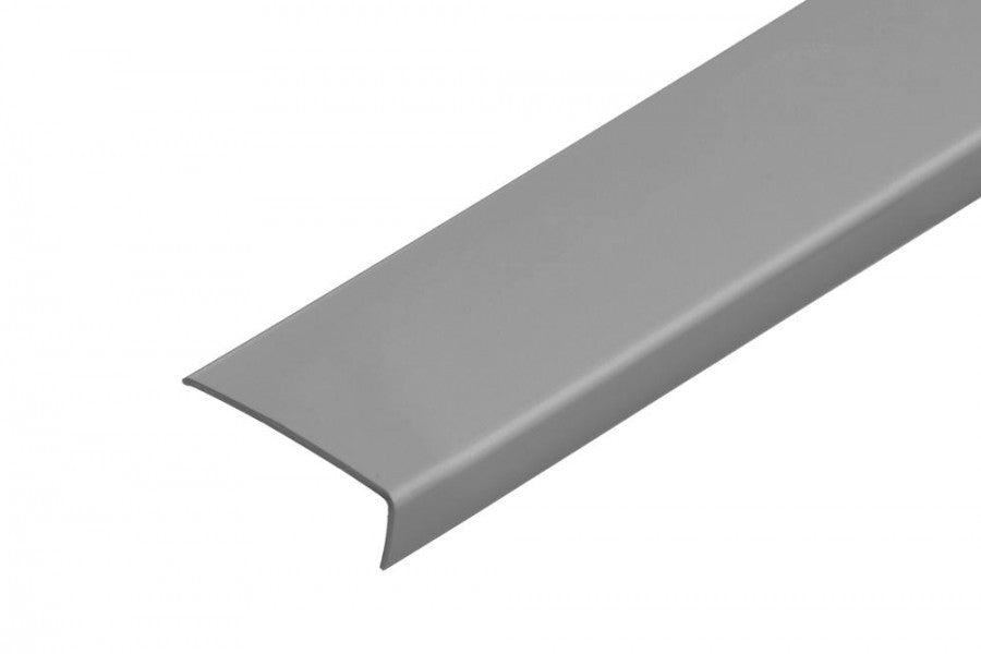 Kątownik PVC 30x10x1,1mm Cezar Szary Ciemny RAL7037 Mat 2,75m