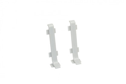 Łącznik do listwy przypodłogowej 59mm 1kpl=2szt Cezar Szary Jasny RAL7035 Mat