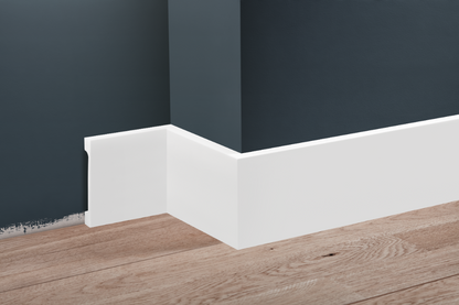 Listwa przypodłogowa LPC-29 99x16mm LED Cezar Biały Mat 2,44m