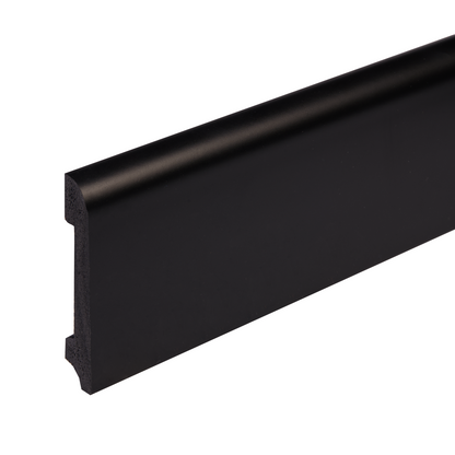 Listwa przypodłogowa 78x13mm LPC-11 Creativa by Cezar Czarny RAL9005 mat 2,44m