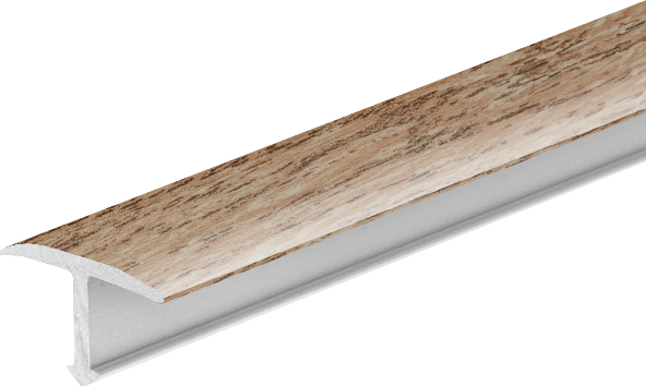 Profil fugowy gładki aluminiowy 14mm Cezar Dąb Jasny Mat 2,50m
