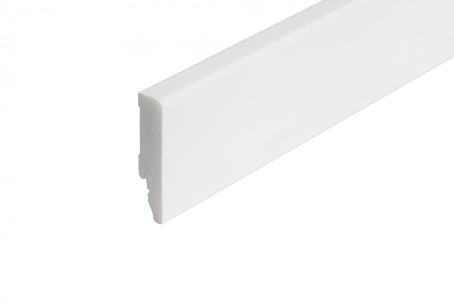 Listwa przypodłogowa LPC-50 60x14mm Cezar Biały RAL9003 Połysk 2,44m