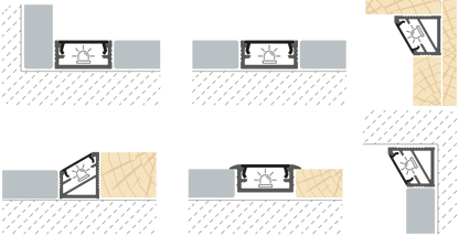 Mleczna osłonka płaska do taśmy LED 12,3x3,5mm Cezar Mat 2m