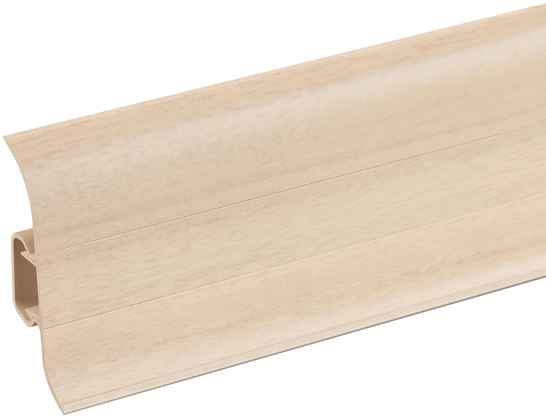 Listwa przypodłogowa PVC Premium Classic 22x59mm Cezar Jesion Jasny Mat 2,20m