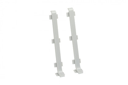 Соединитель плинтуса 100 мм, 1 комплект = 2 шт., цвет Cezar, светло-серый, матовый RAL7035.