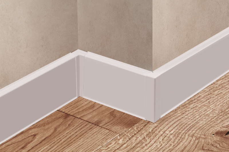 MASTERLINE skirting board end caps 15x60mm 1 set = 2 pcs (L+R) Cezar Heraklion Mat