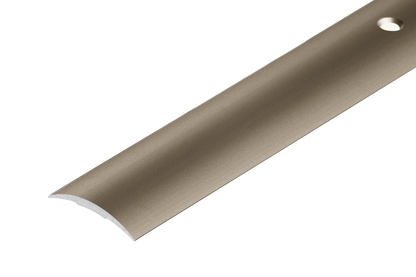 Oval aluminum threshold profile 30mm Cezar Champagne Matt 2.50m
