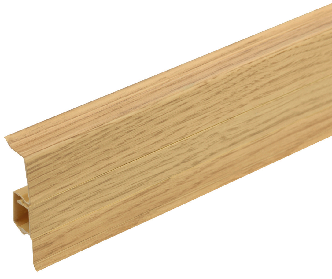 Плинтус из ПВХ Cezar60 20x60 мм, Cezar Classic Oak Matt, 2,50 м
