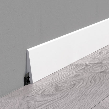 Listwa przypodłogowa FUTURE SLIM 80x15mm CEZAR Biały RAL9003 satyna 2,20m