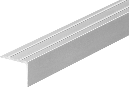 Profil schodowy aluminiowy wąski 25x20mm Cezar Srebrny Mat 2,70m