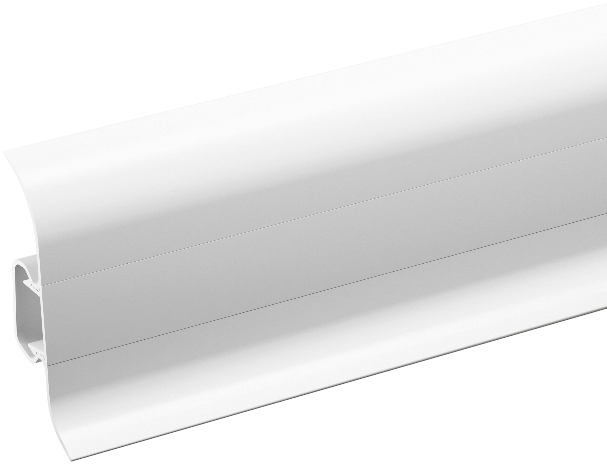 Listwa przypodłogowa PVC Premium Classic 22x59mm Cezar Biały RAL9003 Mat 2,20m