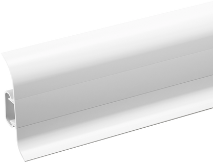 PVC Premium Classic skirting board 22x59mm Cezar White RAL9003 Matt 2.20m