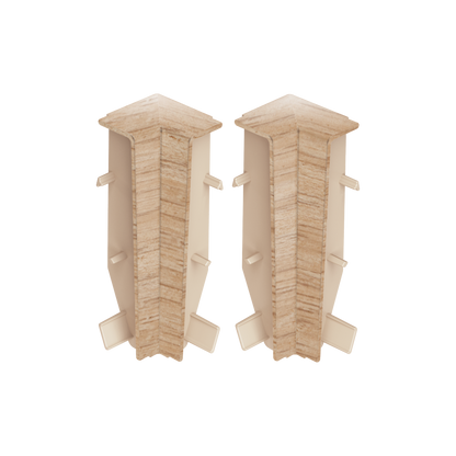 Внутренний угловой профиль для плинтуса MASTERLINE 15x60 мм. 1 комплект = 2 шт. Cezar Kroton Mat