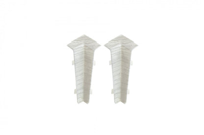 Narożnik wewnętrzny do listwy przypodłogowej Hi Line 23,4x75mm 1kpl=2szt Cezar Dąb Nike Mat