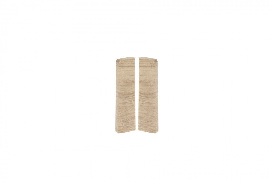MASTERLINE skirting board end caps 15x60mm 1 set = 2 pcs (L+R) Cezar RockyKanada Mat