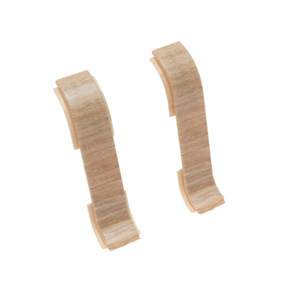 Классический соединитель для плинтуса 22x59 мм, 1 комплект = 2 шт. Cezar Sonoma Oak Dark Matte