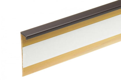 Listwa dywanowa płaska PVC Cezar Brąz Czekoladowy RAL8019 Mat 2,50m