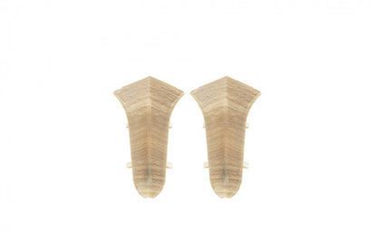 Internal corner for Classic skirting board 22x59mm 1 set = 2 pcs Cezar Oak Cavalion Matt