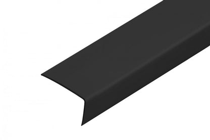 ПВХ-уголок 30x20x1,1 мм, цвет Cezar, черный, матовый RAL9005, 2,75 м
