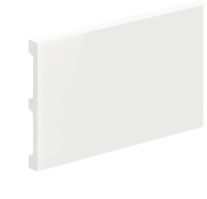 Плинтус LPC-68 151,4 x 16,6 мм, матовый белый, 2,44 м