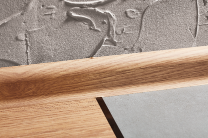 Internal corner for Slim skirting board 1 set = 2 pcs Cezar Oak Congo Matt