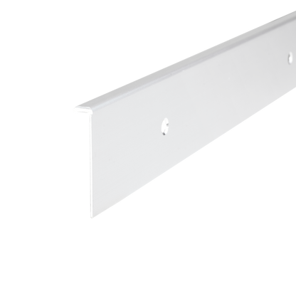 Listwa do blatu aluminiowa boczna 38mm Cezar Srebrny mat 0,62m