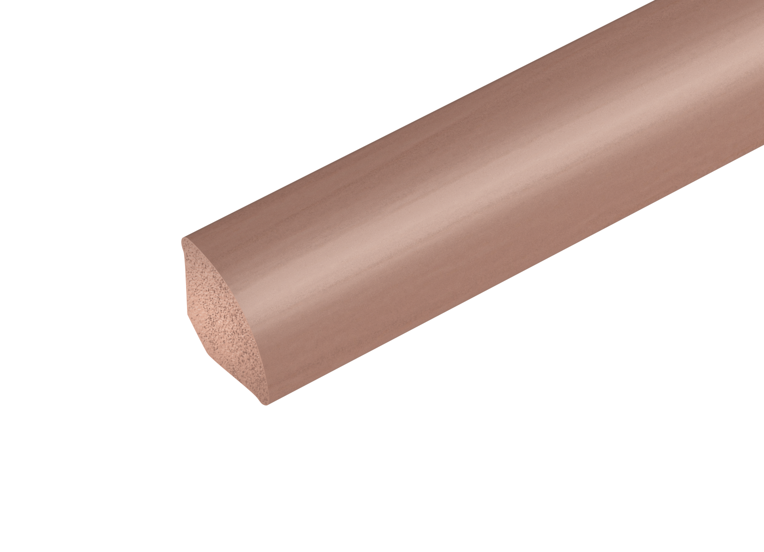 Ćwierćwałek PVC 18mm Cezar Wierzba mat 2,5m