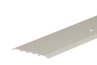 Flat aluminum threshold profile 80mm Cezar Champagne Matt 1m