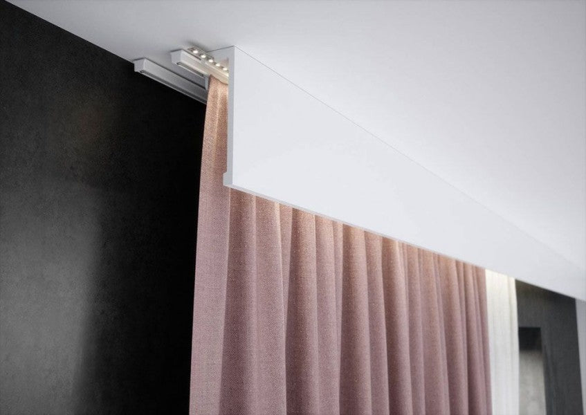 Listwa karniszowa 180x60mm Cezar Biały Mat 2,44m