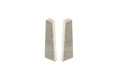 Торцевые заглушки для плинтуса Hi Line 23,4x75 мм, 1 комплект = 2 шт. (длина + ширина) Cezar Beige Oak Haras Matt