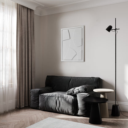 Wall Decor 500x700x18mm ABSTRACT 1 MURSO Bianco