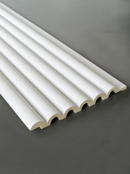 Panel ścienny LUGANO 400x35mm Cezar Biały Mat 2,60m