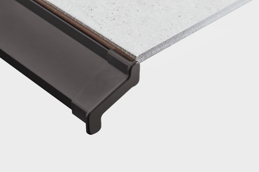 Zaślepki do glazury okap balk. 32,2x101,8mm Cezar Brąz Czekoladowy RAL8019 Mat