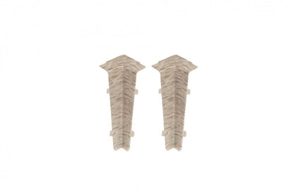 Narożnik wewnętrzny do listwy przypodłogowej Hi Line 23,4x75mm 1kpl=2szt Cezar Dąb Liguria Mat