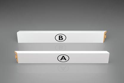 Listwa MDF przyp. LP 60x11mm R3 Narożnik gr. 11mm Cezar Biały RAL9003 Matowe 0,38m